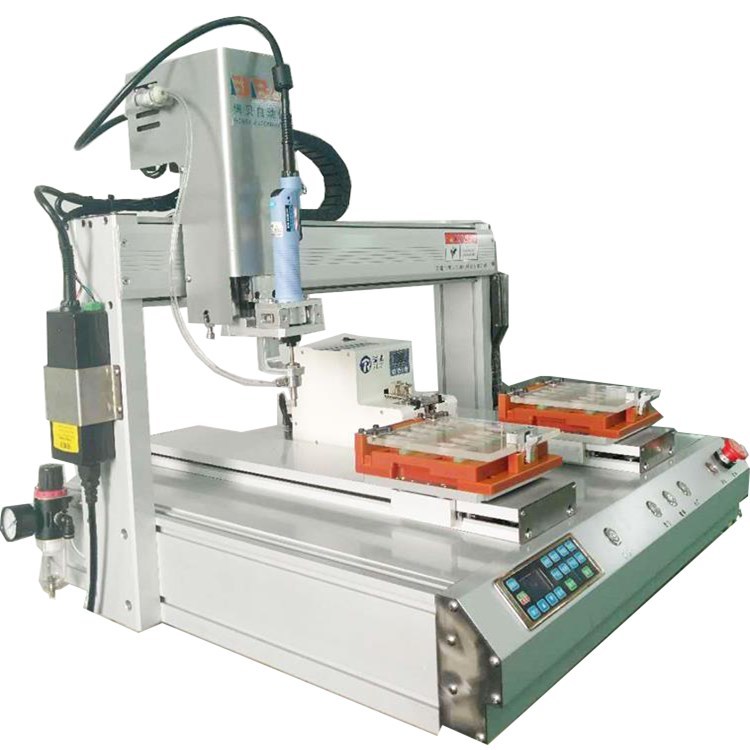 Silver Desktop Automatic Screw Driver Machine With Counting Function Feeding System