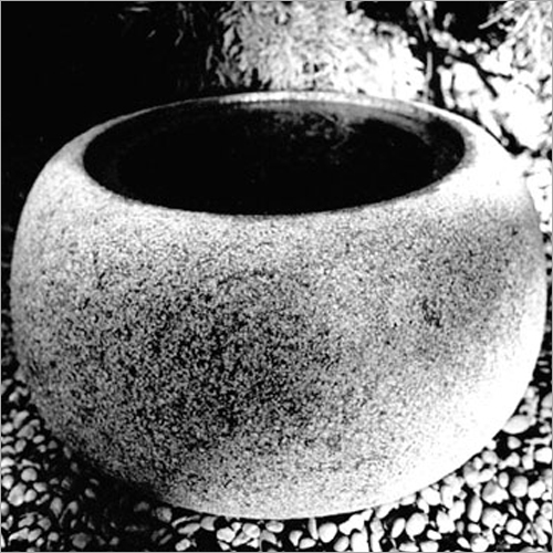 Granite Outdoor Basin - Granite, 150l, 100cm Diameter, 50cm Height | Durable, Weatherproof, Polished Finish, Eco-friendly, Low Maintenance