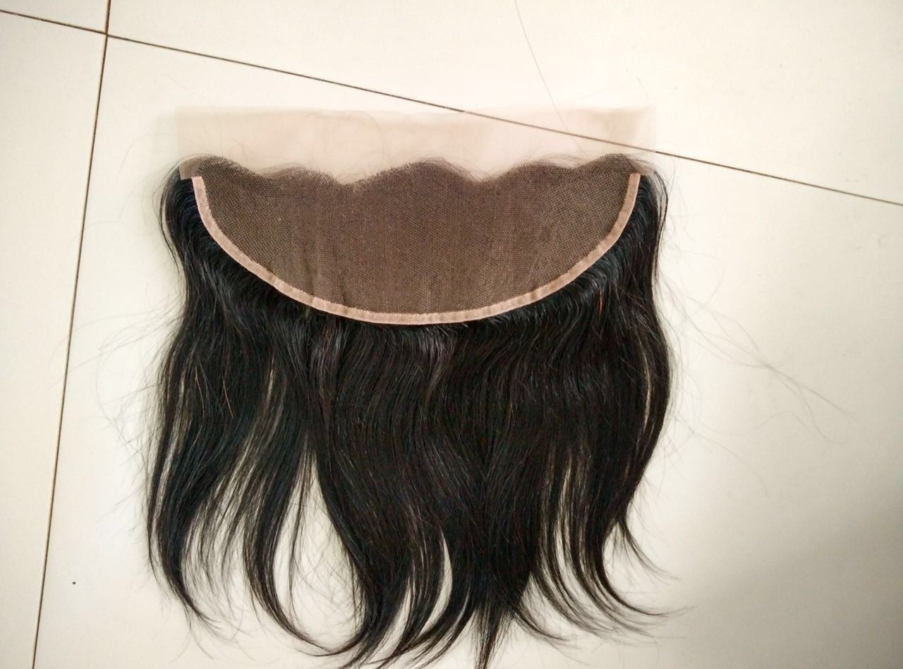 Natural Brown Hd Looking Lace Frontal Closure With Human Hair Extensions