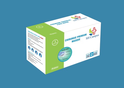 3 प्लाई सर्जिकल मास्क (99% बीएफई एसजीएस)