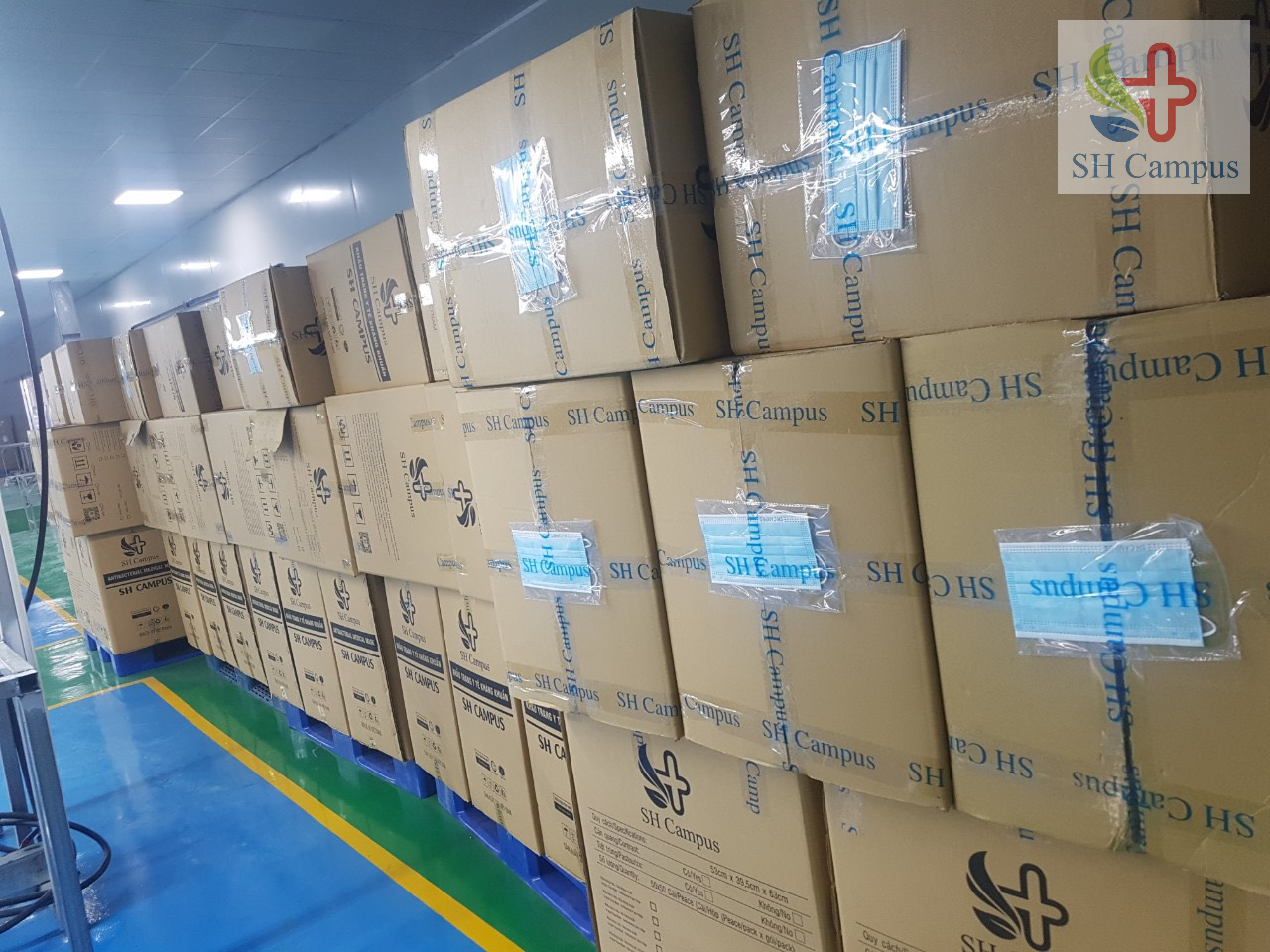 3 Ply Surgical Mask - Non-woven Fabric, 17.5 X 9.5 Cm, Blue | Bfe 99%, Iso13485:2016, En14683:2019, Astm F2100 Certified, Elastic Ear Loops, Nose Wire