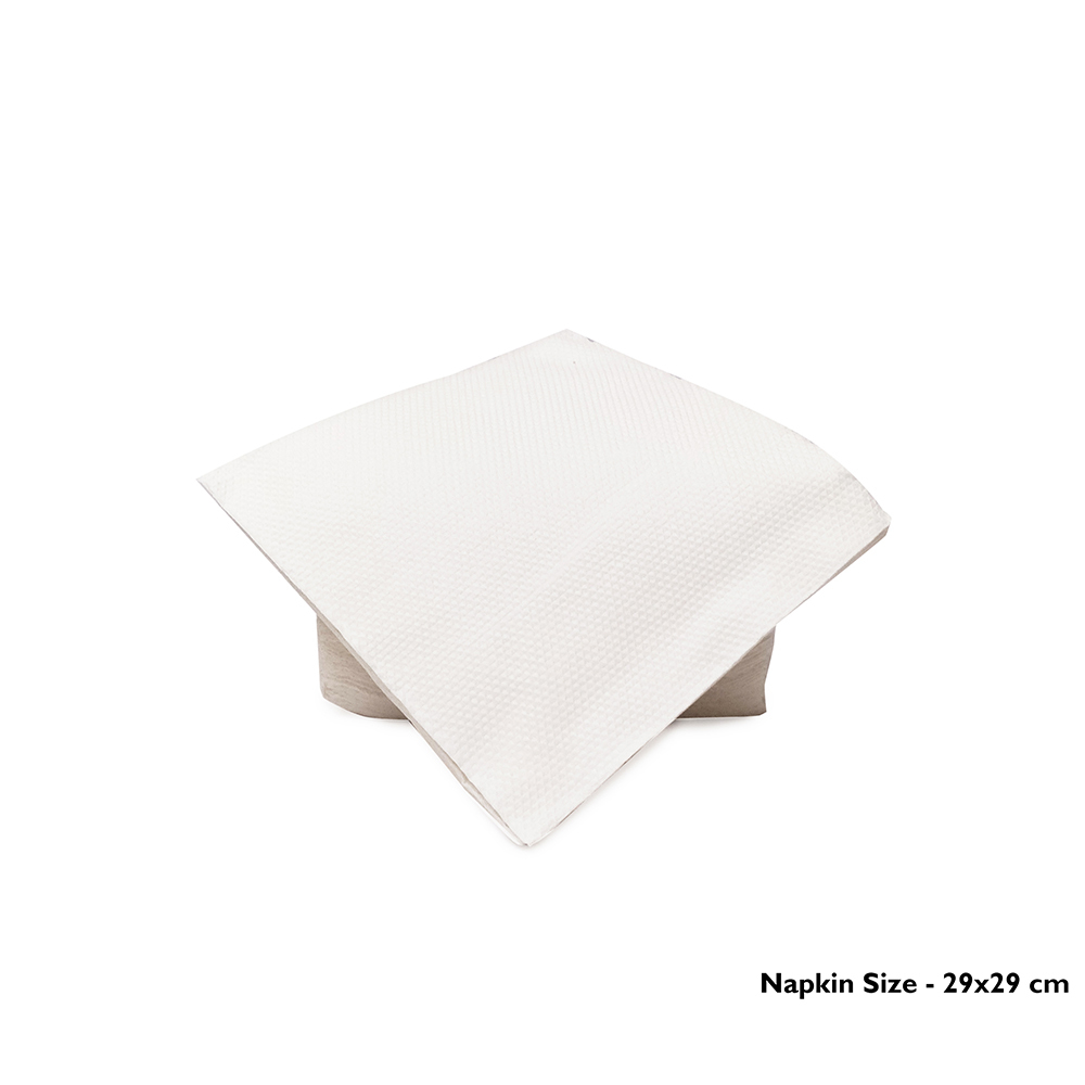 Kosmos Regular Use Quality 29x29cm Paper Napkins - 2 Ply 50 Pull Application: Home