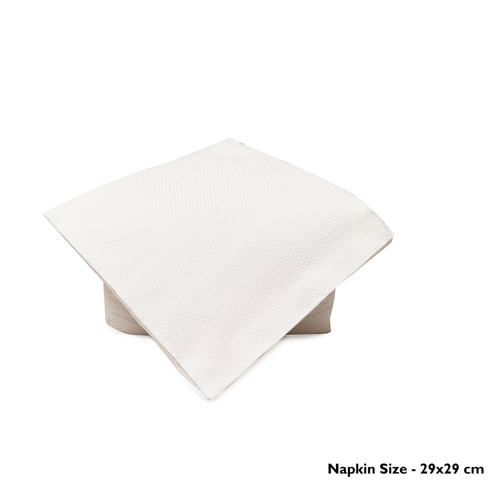 Kosmos Regular Use Quality 29x29cm Paper Napkins - 1 Ply 100 Pull Application: Home