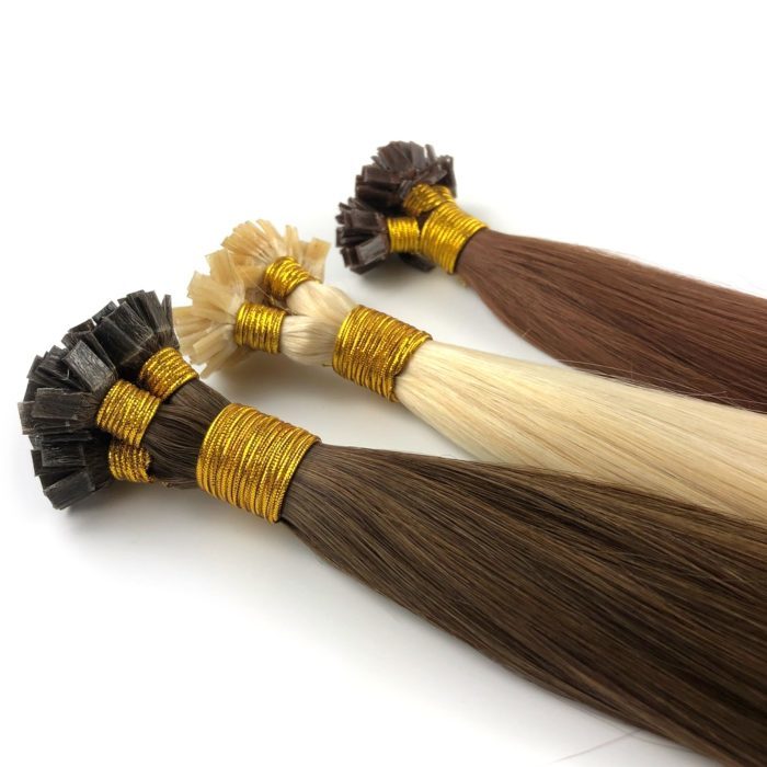 Flat Tip Human Hair Application: Profesional