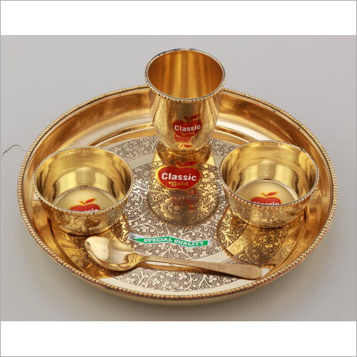 Copper Thali Set