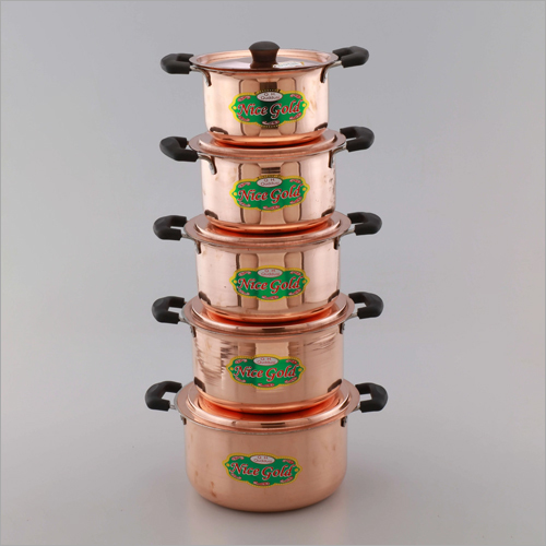 Copper Round Tope Set