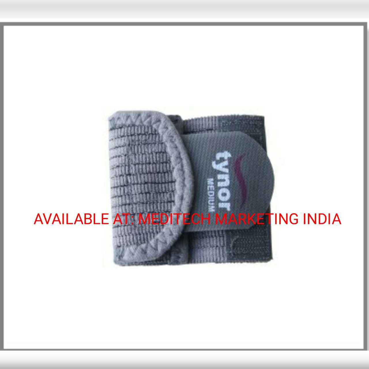 Tynor Wrist Brace With Double Lock E-05 - Extra Porous Materials, Sizes S/m/l, Black Color | Extra Grip, Controlled Compression, Multipurpose Use
