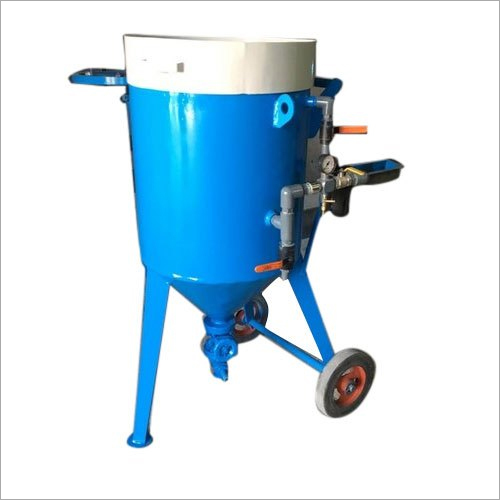 Semi Automatic Portable Shot Blasting Machine