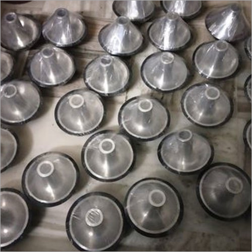 Shot Blasting Mushroom Valve - Aluminum Alloy, 10 mm Round Shape | General Use for Shot Blasting Machines