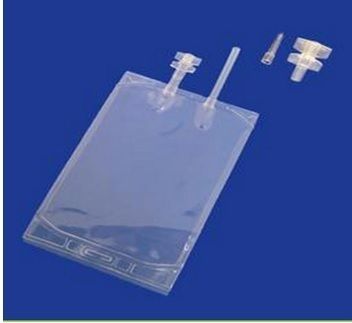 PVC Infusion Bag - 500ml, 15x20cm Dimensions | Sterile, Two Ports for Intravenous Fluid Administration, ISO 13485 Compliance
