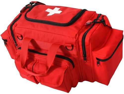 First Aid Bag - Durable Nylon, Compact Size for Easy Portability, Essential Safety Supplies Included
