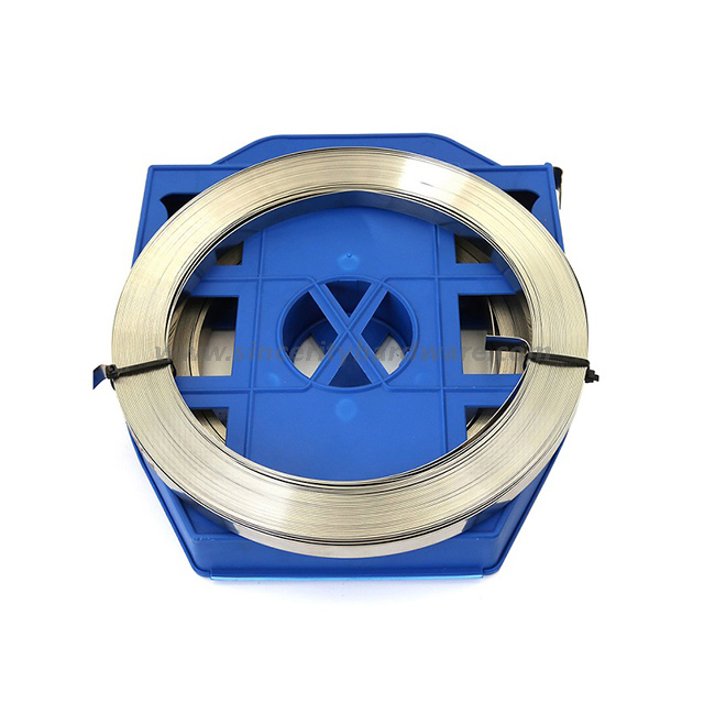 Stainless Steel Strapping - 30 Meter Length, Stainless Steel Material, High Tensile Strength, Excellent Shock Resistance, Suitable For Banding And Clamping