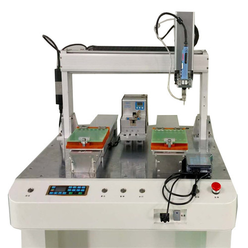 Silver Automatic Screw Driver Machine Screwing Robot For Production Assembly Line