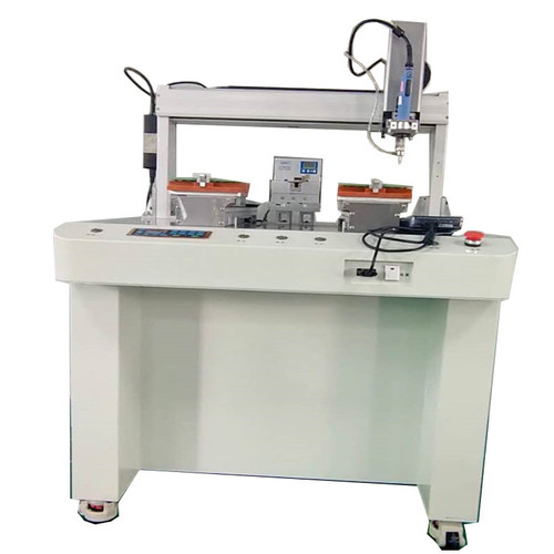 Silver High Speed Electric Screwdriver Machine Screwing Robot With Vacuum Automatic Feeder