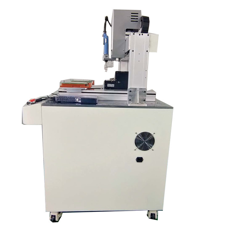 Silver Electric Screwdriver Machine With Auto Screw Feeder Device Screwing Robot