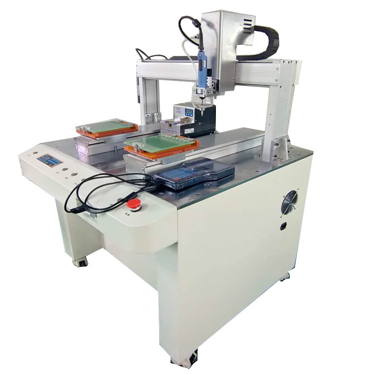 Full Automatic Robot Screwing Feed Machine - 500x550x750 Mm, Silver | 60-80 Pcs/min Capacity, Double Y Platforms, Automatic Feeding System