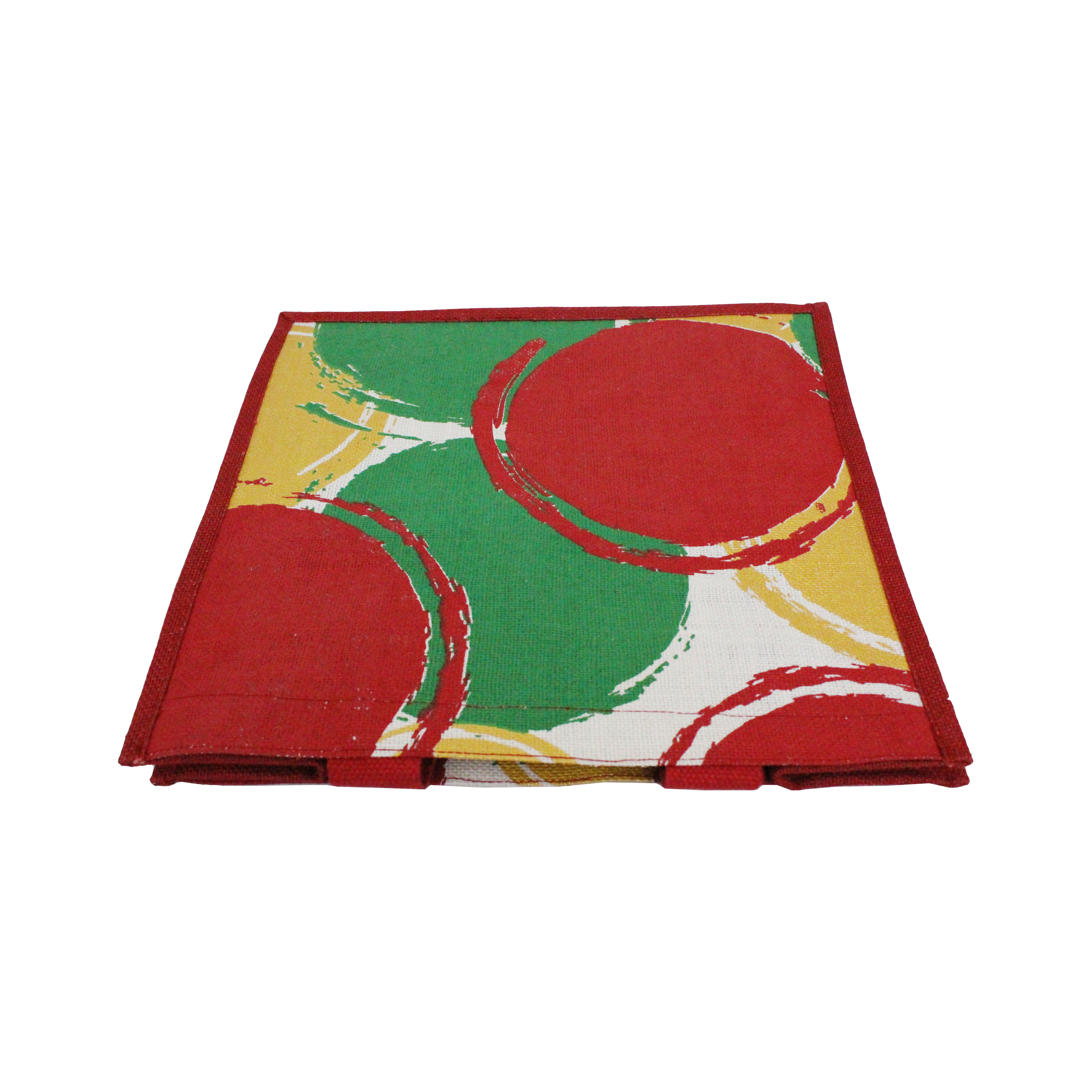 Customized Laminated Jute Bag With Web Handle