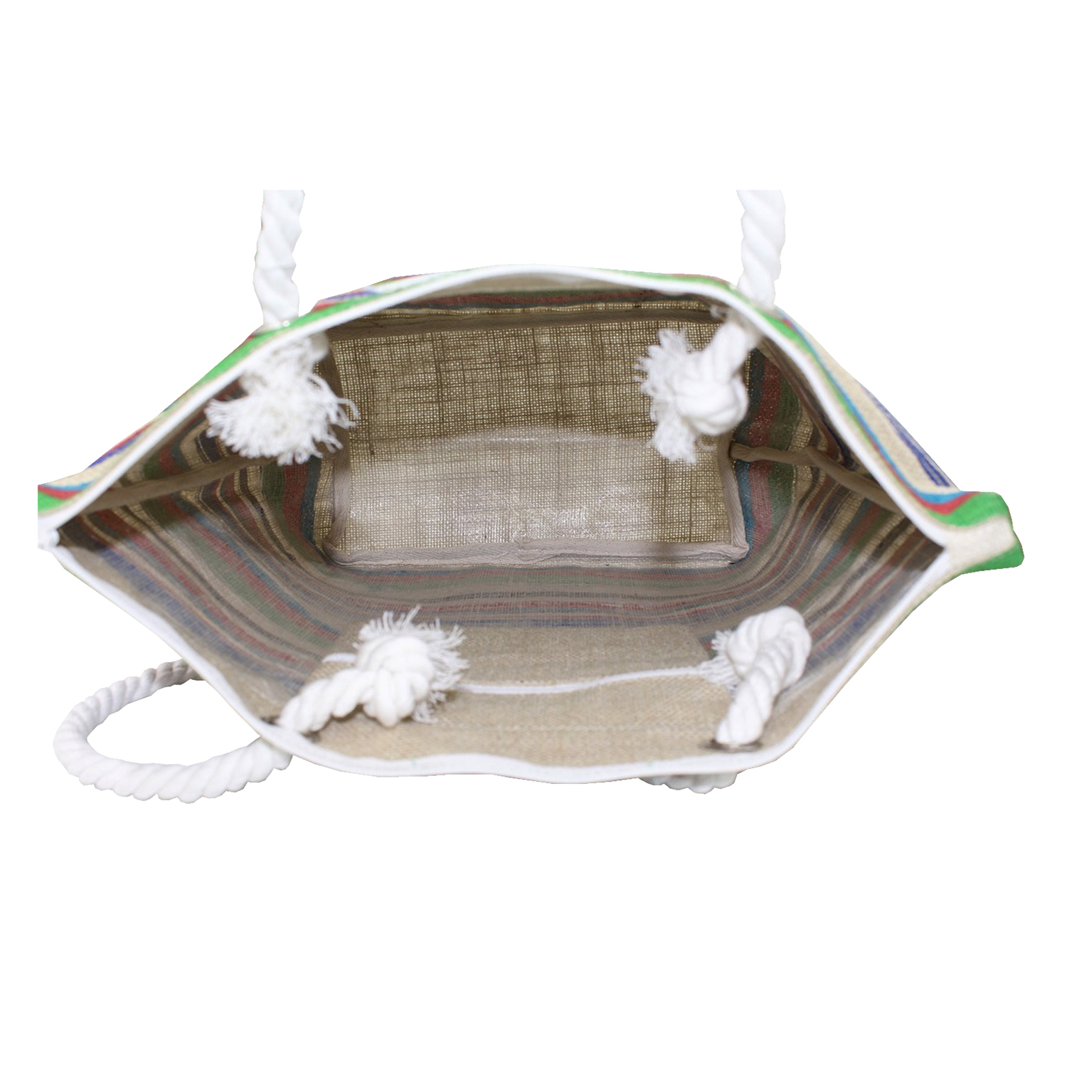 Customized Pp Laminated Jute Bag With Top Zip Closure