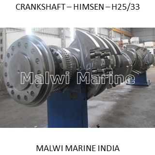 क्रैंकशाफ्ट-हुंडई-हिमसेन - 6h25/33, 7h25/33, 8h25/33, 9h25/33 आपूर्तिकर्ता भारत