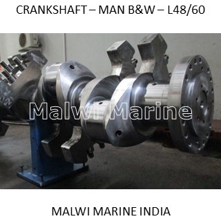 क्रैंकशाफ्ट-मैन-बी एंड डब्ल्यू - 6L48/60, 7L48/60, 8L48/60, 9L48/60 आपूर्तिकर्ता भारत