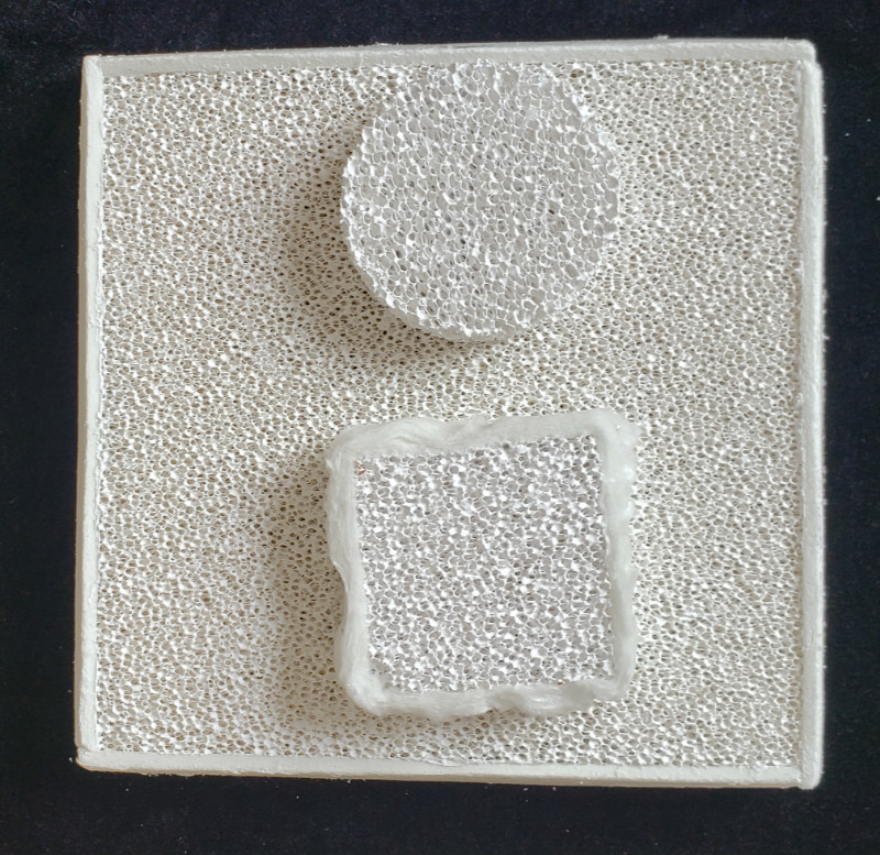 Alumina Foam Filters For Filtering Low-pressure Aluminum Casting Ceramic Plates