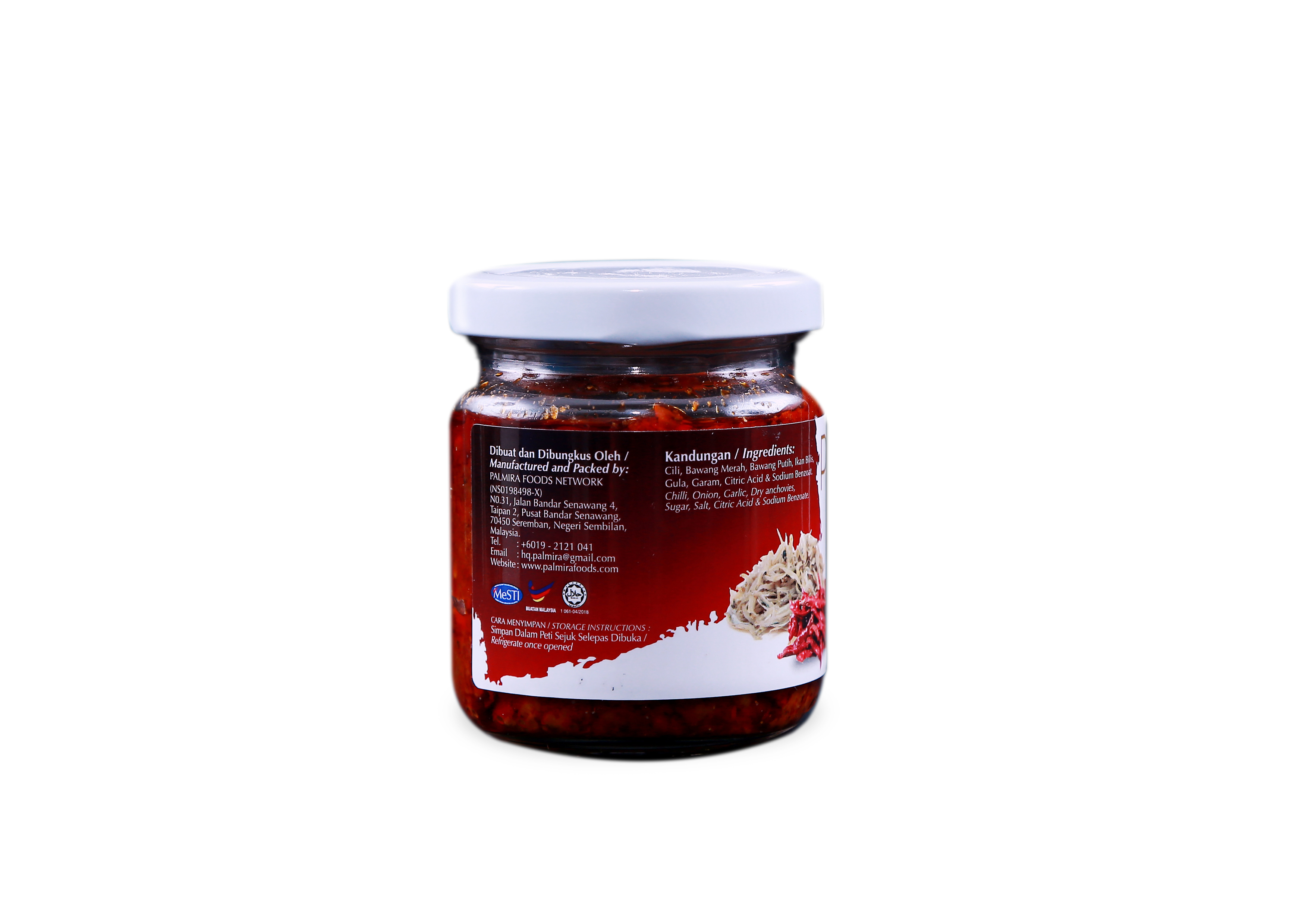 Spicy Chili Paste Sambal Tumis Ingredients: Chilli