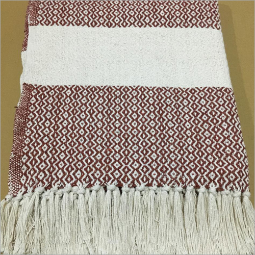 Soft Cotton Throw - Cotton, Different Sizes Available, Multicolor | Light In Weight, Household Application