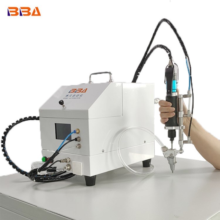 Bba Automatic Locking Screw Machine - 350x400x220 Mm, Silver | High Efficiency Robotic Screw Driving With Auto Feeder, Precise Torque Adjustment, And Missing Screw Alarm System