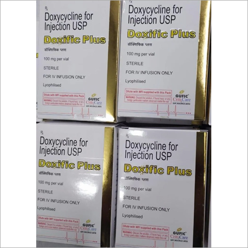 Doxycycline For Injection USP - Liquid Formulation, Suggested Dosage for All Patients, Stored in Cold & Dry Place