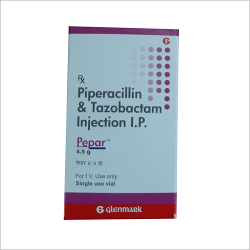 Piperacillin And Tazobactam Injection IP - Liquid Antibiotic Solution, Suitable for All | Recommended Dosage as Suggested, Store in Cold & Dry Place