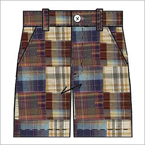 पैचवर्क शॉर्ट्स