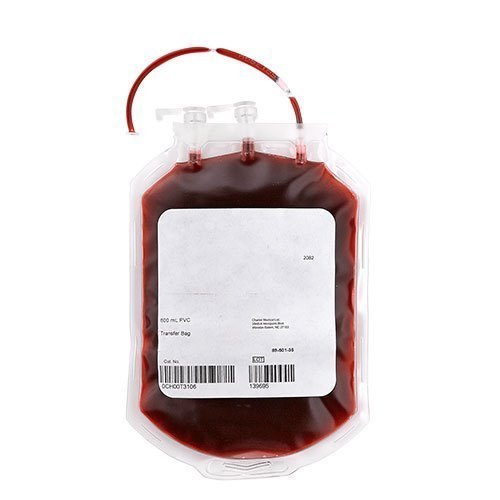 Blood Collection Bag - Medical Grade Polyvinyl Chloride , Sterile Design for Safe Blood Transfers