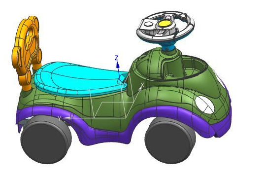 Baby Motorbike Mould - P20 & 718 Steel, 1 Cavity | High Precision Injection Mould, 500,000-3,000,000 Shots Life Span, Suitable For Pp Material