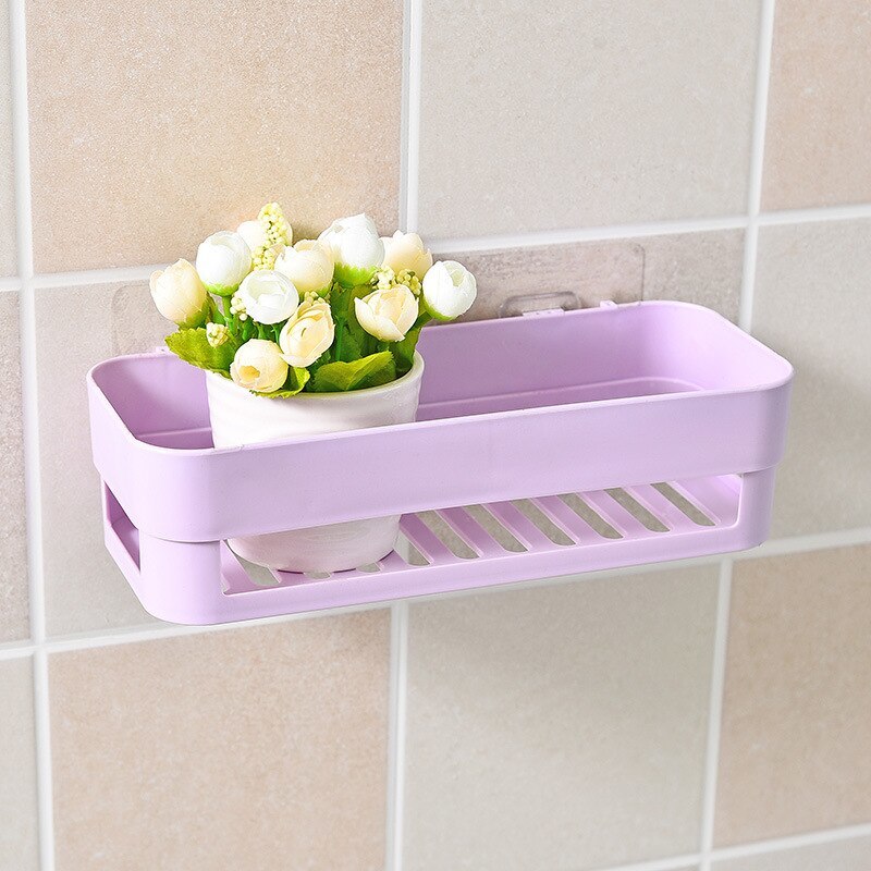 Shelf Adhesive Rectangle Basket Storage