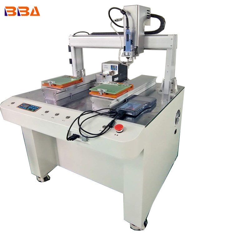 Silver Double Platform Air-blowing Automatic Locking Screw Robot