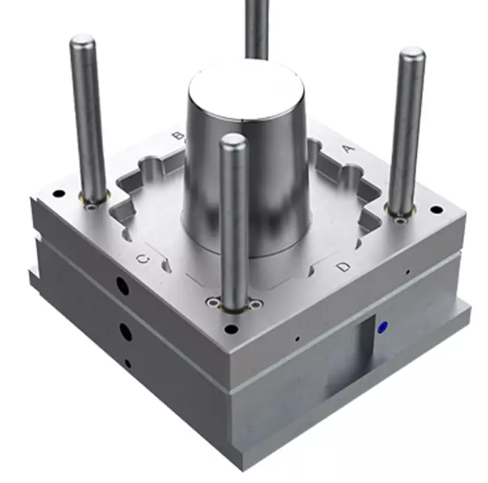 Plastic Round Dustbin Mould - Steel, 1 Cavity, High Quality Pp Material | Long Service Life, User-friendly Design, Easy To Clean, Water Drainage Plug, Reinforced Stability