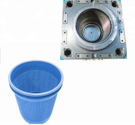 Plastic Round Dustbin Mould - Steel, 1 Cavity, High Quality Pp Material | Long Service Life, User-friendly Design, Easy To Clean, Water Drainage Plug, Reinforced Stability