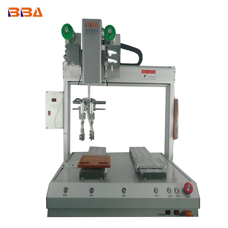 Silver Ce Approved Double Efficiency Soldering Robot With Soldering Station