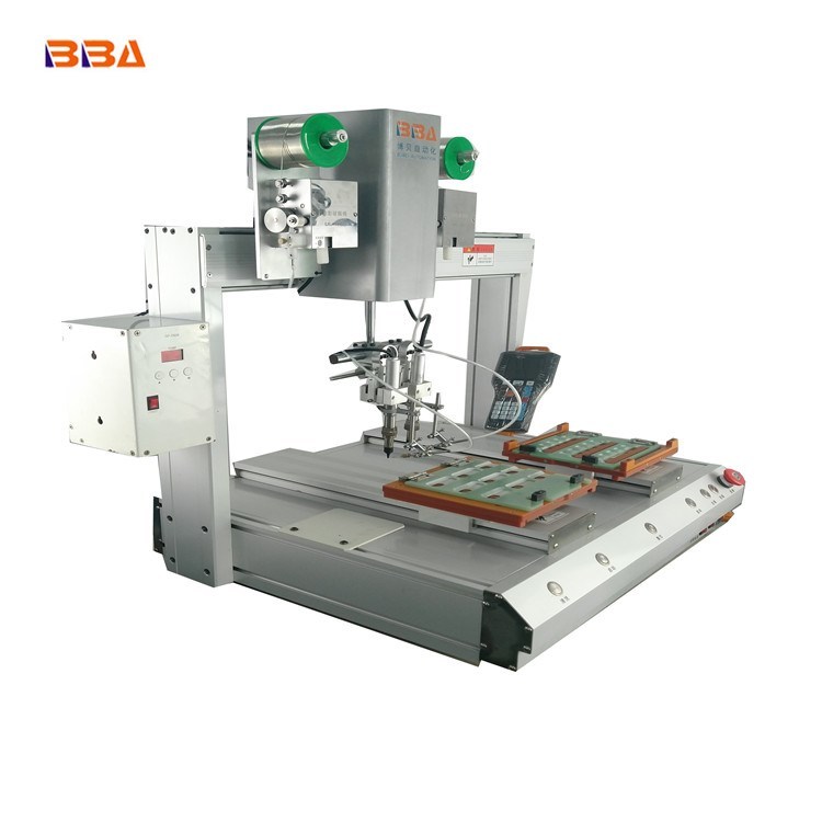 Silver Ce Approved Double Efficiency Soldering Robot With Soldering Station