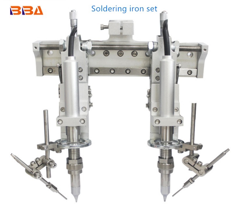 Silver High Efficiency Micro Usb Port Soldering Machine Tin Feeding Robot With Wire Feeder