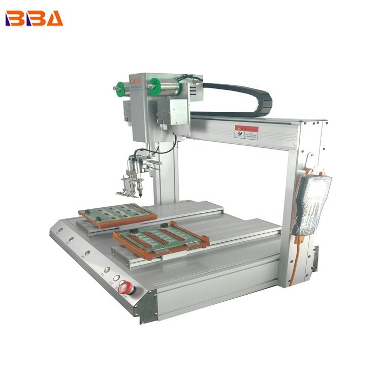 Silver High Quality Servo Motor Soldering Machine For Mini Sas Cable Wire With Soldering Station