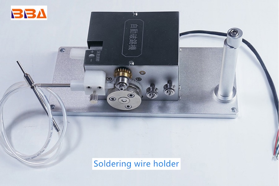 Silver Advanced Automatic Benchtop Soldering Machine For 0.4-1.0mm Wire Tin