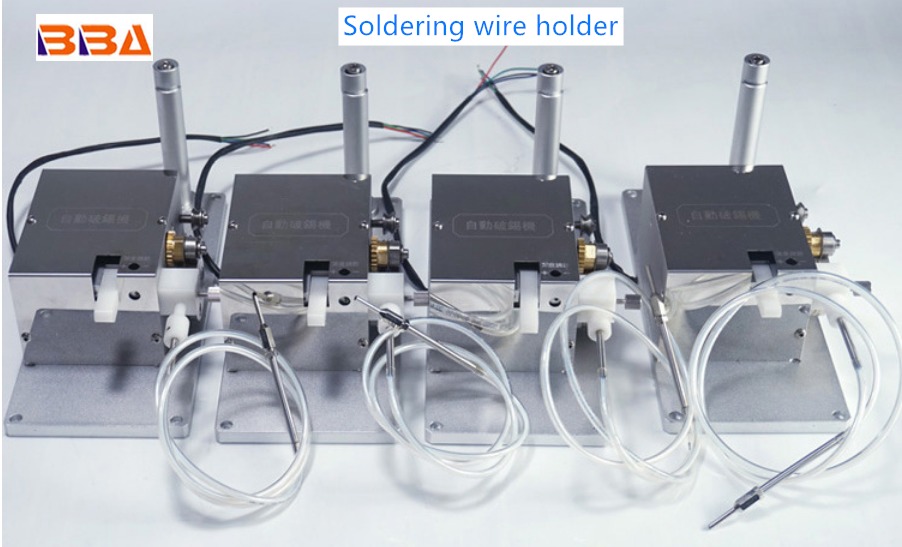 Silver High Quality Automation Wire Welding Machine With Four Axis Rotating Soldering Machine