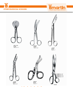 Steel Gynecological Scissor