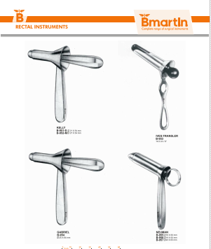 Steel Rectal Instruments