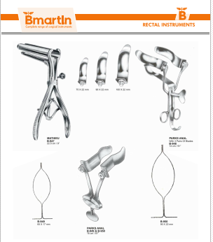 Steel Rectal Instruments