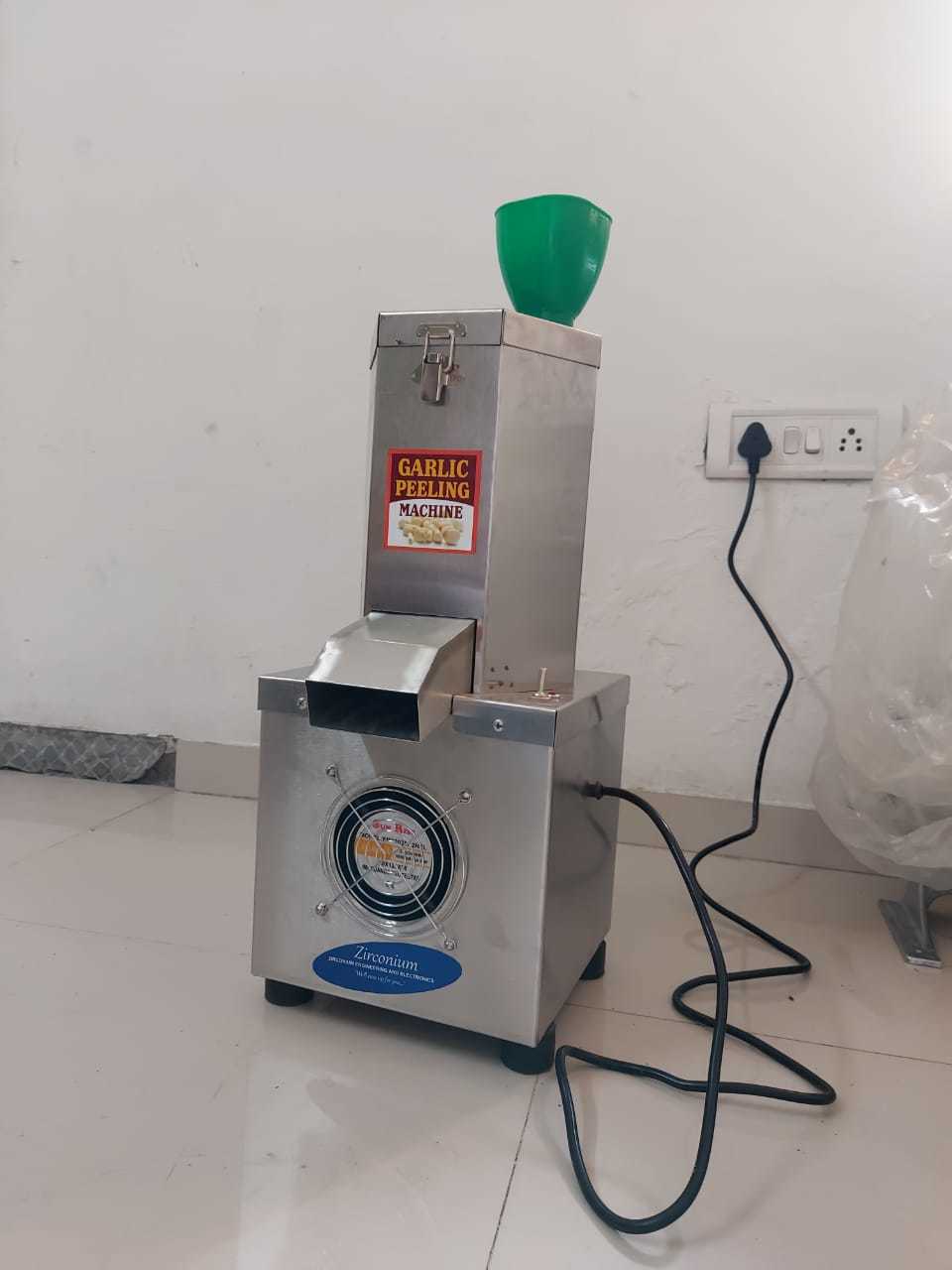 Semi Automatic Small Dry Garlic Peeling Machine Table Top