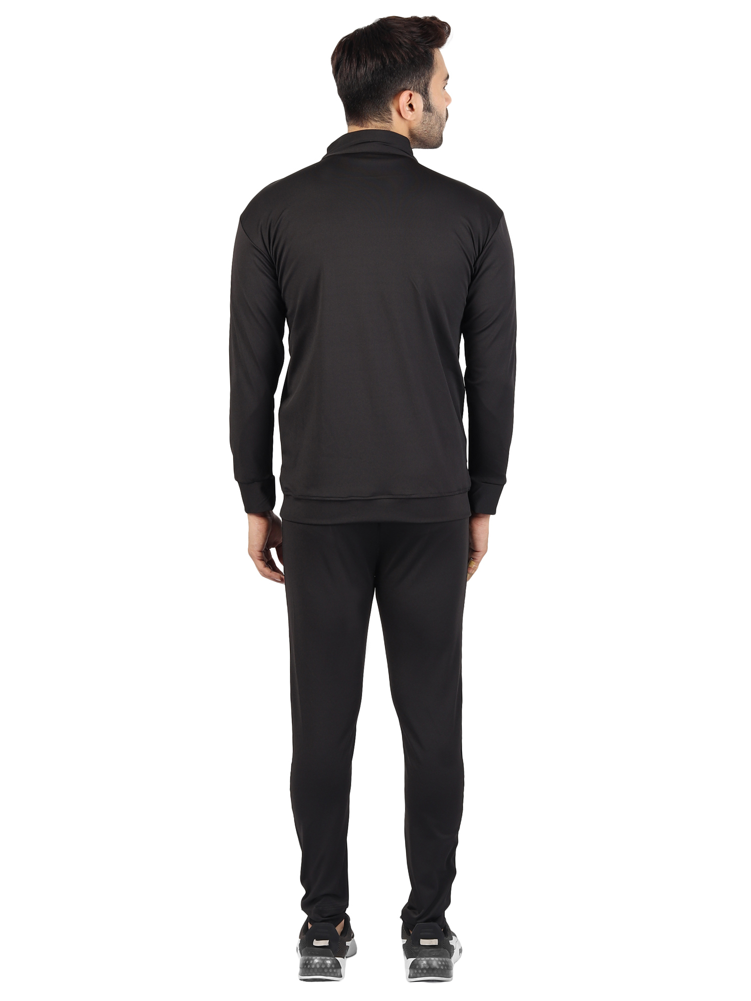 Men's Tracksuit - 4 Way Lycra Slim Fit, Sizes M-l-xl-xxl, Available In Green, Maroon, Grey, Black, Blue | Suitable For Sportswear In Summer