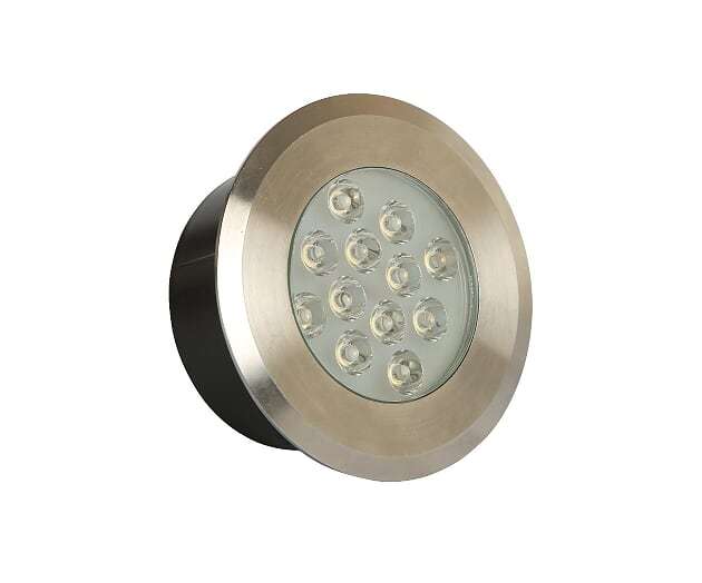 Led Inground Light - Durable Resin, Compact Size, Warm White Illumination | Weather Resistant, Energy Efficient Design, Adjustable Beam Angle