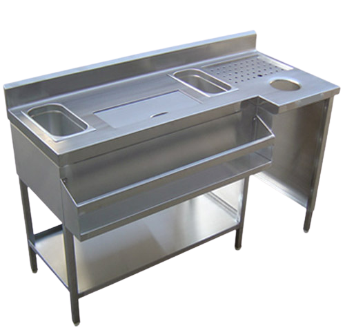 Cocktail Station - Stainless Steel, Silver Finish | Ideal For Restaurants